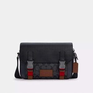 Coach Crossbody Bag - Colorblock Signature Canvas